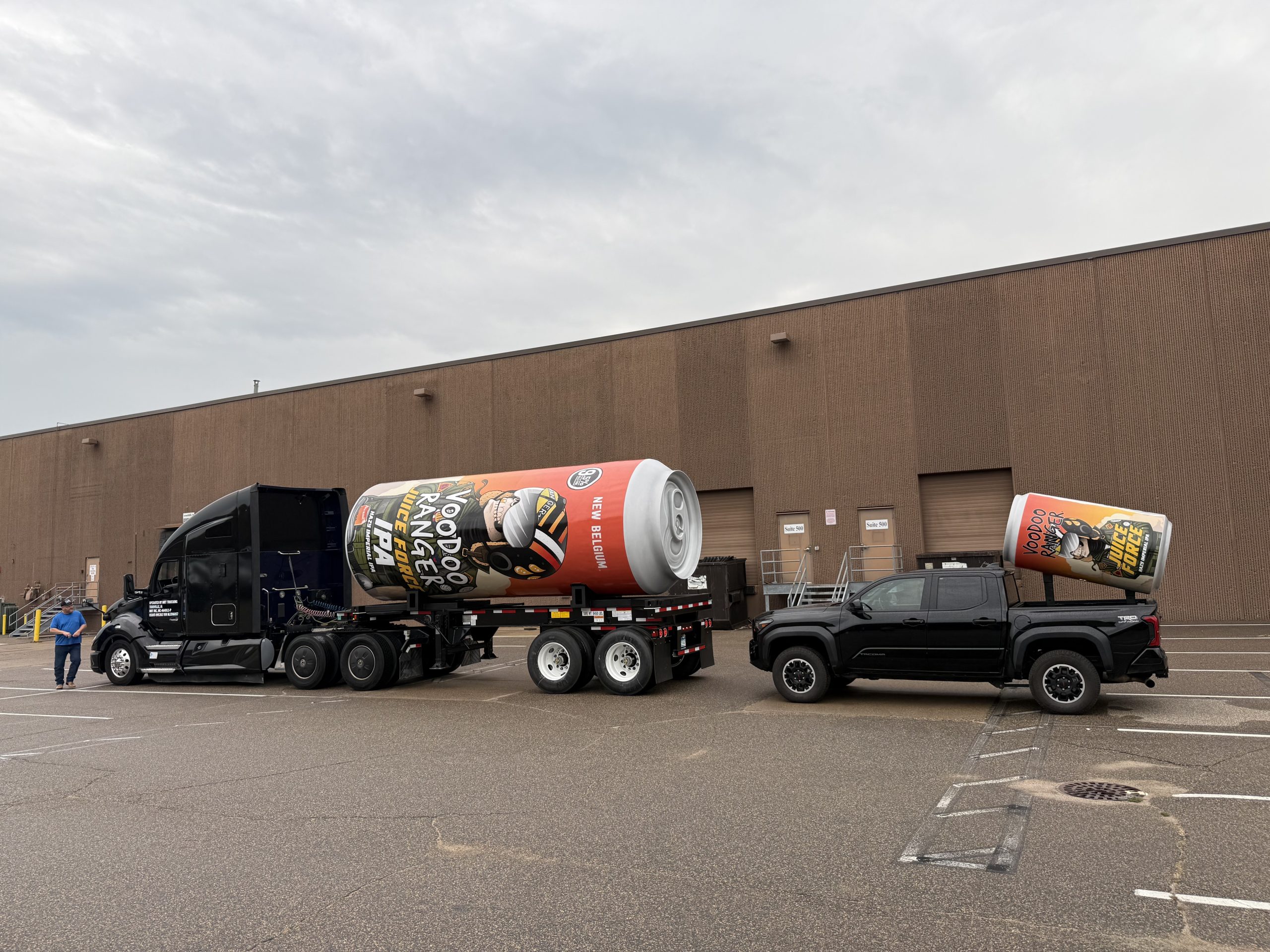 http://Final%20image%20of%20large%20wrapped%20beer%20can%20on%20a%20flatbed%20and%20the%20baby%20can%20in%20a%20pick%20up%20truck